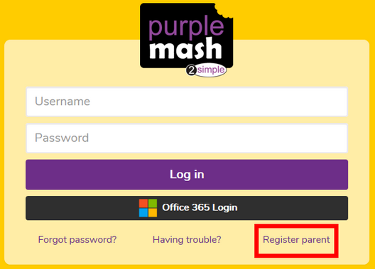 Parent Portal Register as a Parent