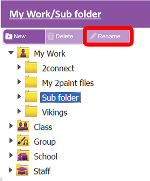 Rename folder - new 2019
