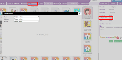 Judgements no objectives
