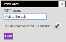 Print work box - new 201